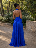 Divine Lace Halter Maxi Dress