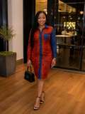 Adunni Mixed Print Shirtdress