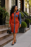 Adunni Mixed Print Shirtdress